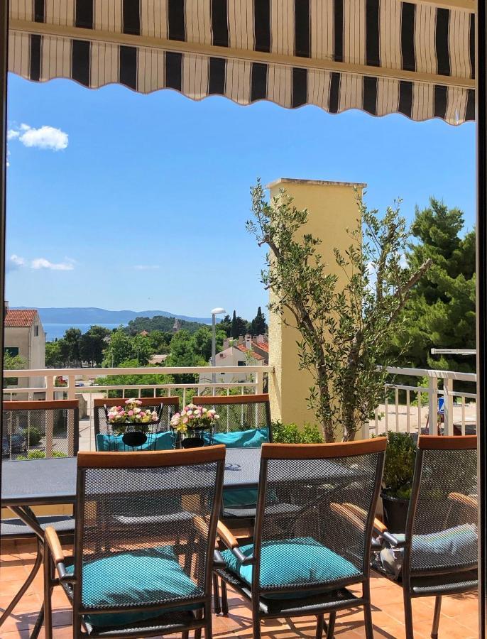 Andor - Lux, Two Beautiful Terraces With Sea & Sunset View Apartment Makarska Exterior foto