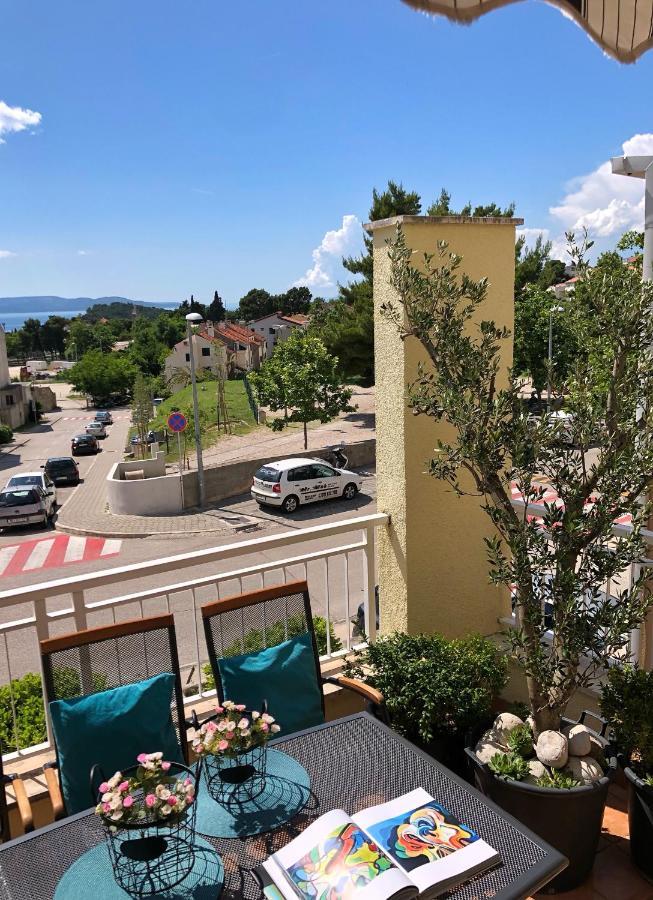 Andor - Lux, Two Beautiful Terraces With Sea & Sunset View Apartment Makarska Exterior foto