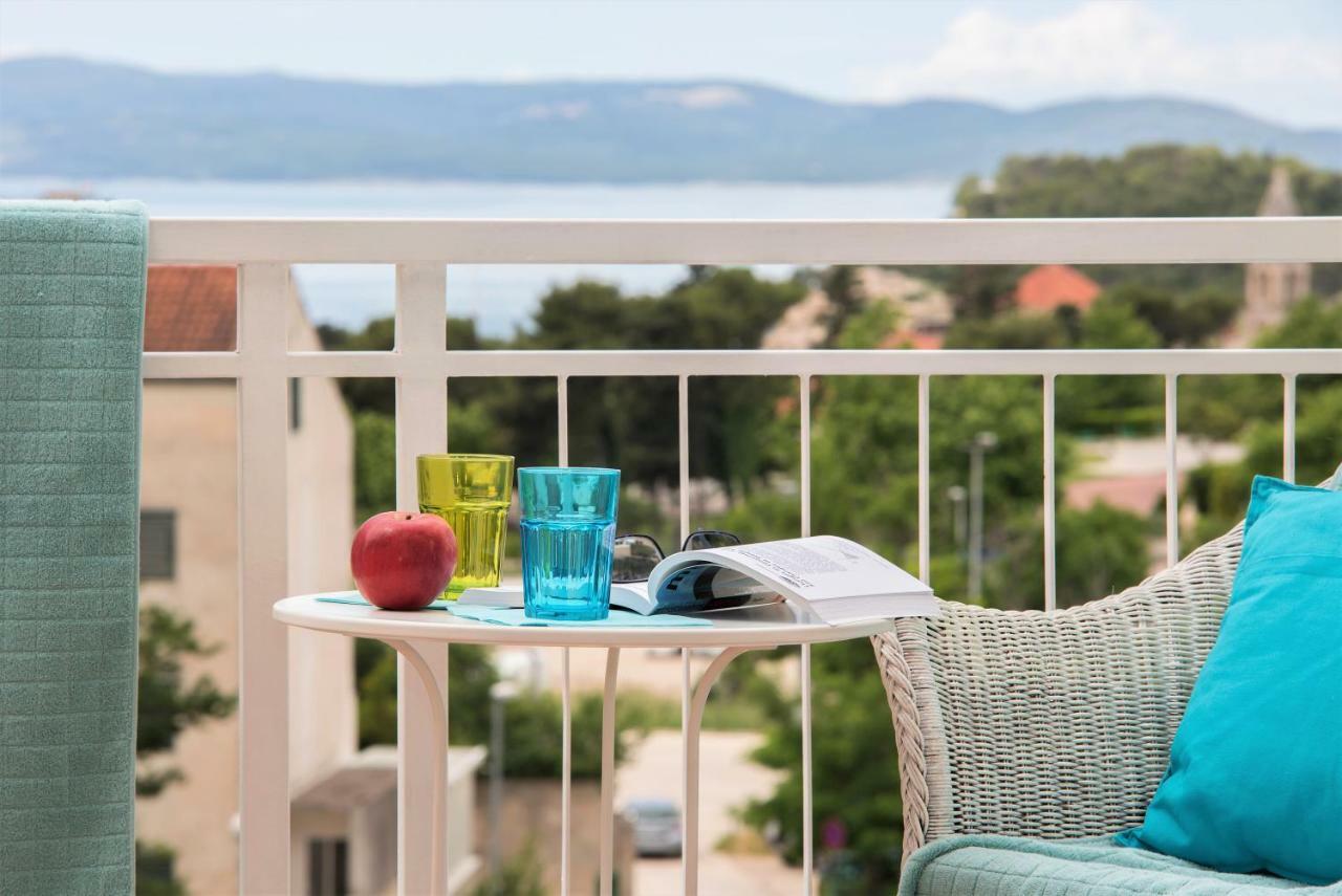 Andor - Lux, Two Beautiful Terraces With Sea & Sunset View Apartment Makarska Exterior foto