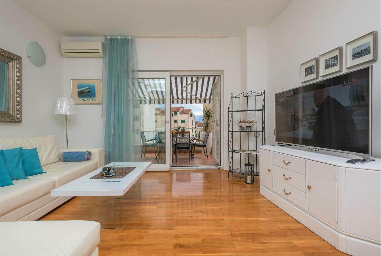 Andor - Lux, Two Beautiful Terraces With Sea & Sunset View Apartment Makarska Exterior foto