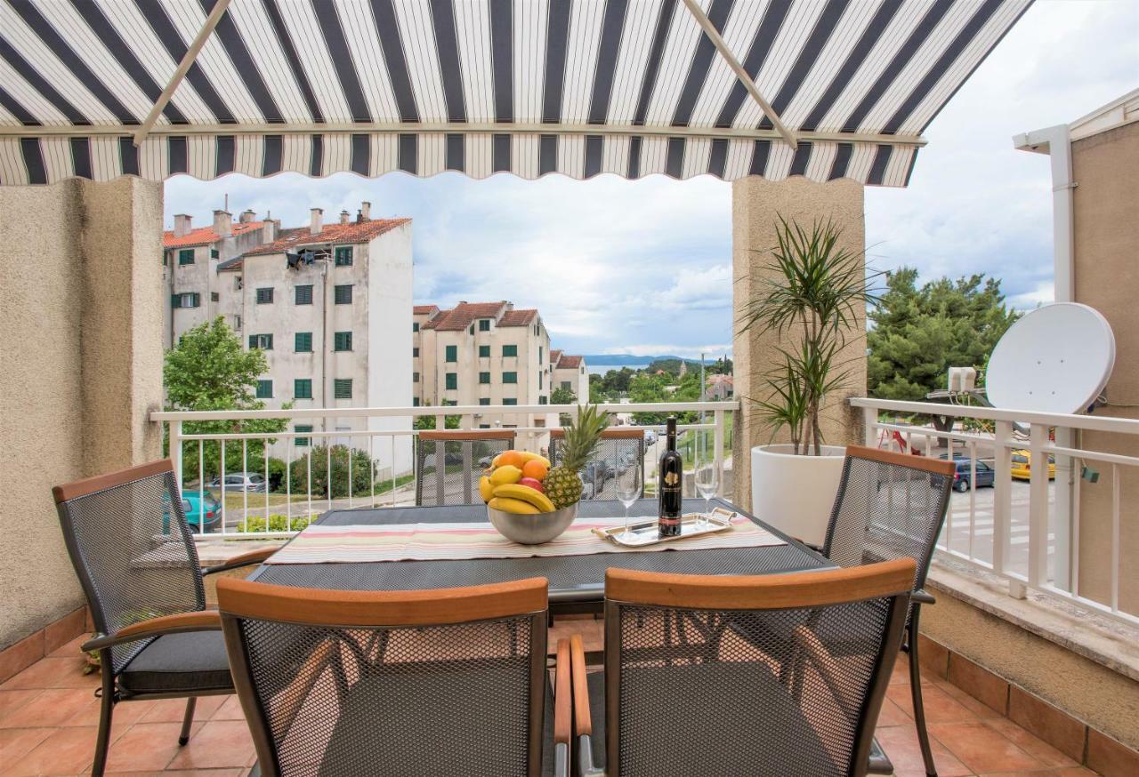 Andor - Lux, Two Beautiful Terraces With Sea & Sunset View Apartment Makarska Exterior foto
